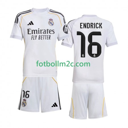 Fußballtrikots Real Madrid Endrick 16 Kinder Heim Trikotsatz 2025-2026 Fußballtrikots Real Madrid Endrick 16 Kinder Heim Trikotsatz 2025-2026
